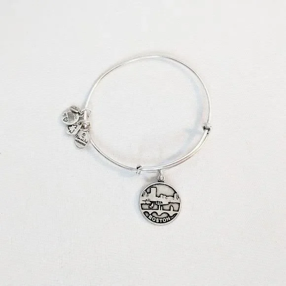 Alex and Ani Jewelry Alexand Ani Silver Boston Charm Bracelet